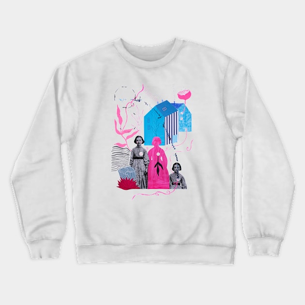 Portrait of sisters Crewneck Sweatshirt by criaturacorazon